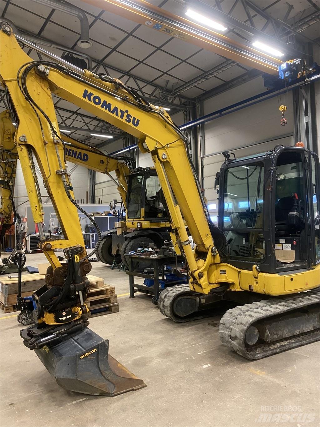 Komatsu PC55MR-5 Mini pelle < 7t