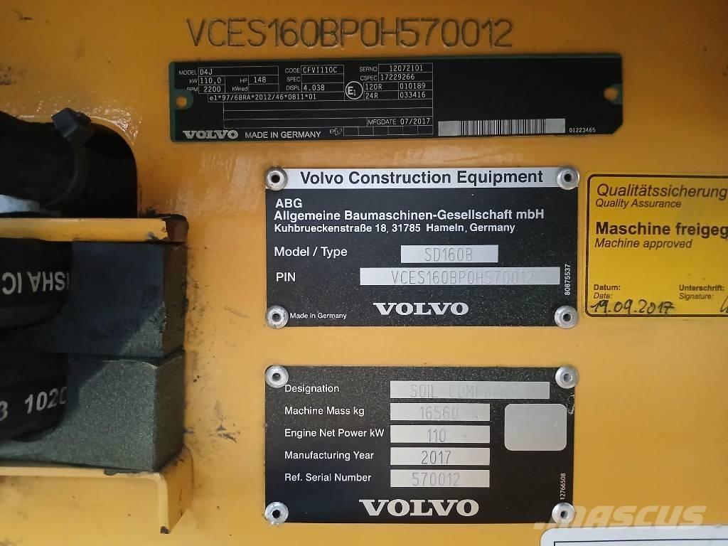 Volvo SD160 B, Vält Rouleaux à pneumatiques