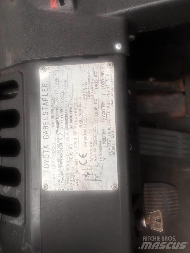 Toyota 62-7 FDF 25 Chariots diesel