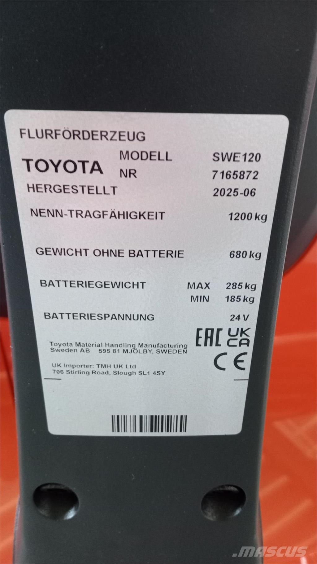 Toyota SWE120 Gerbeurs Automoteurs