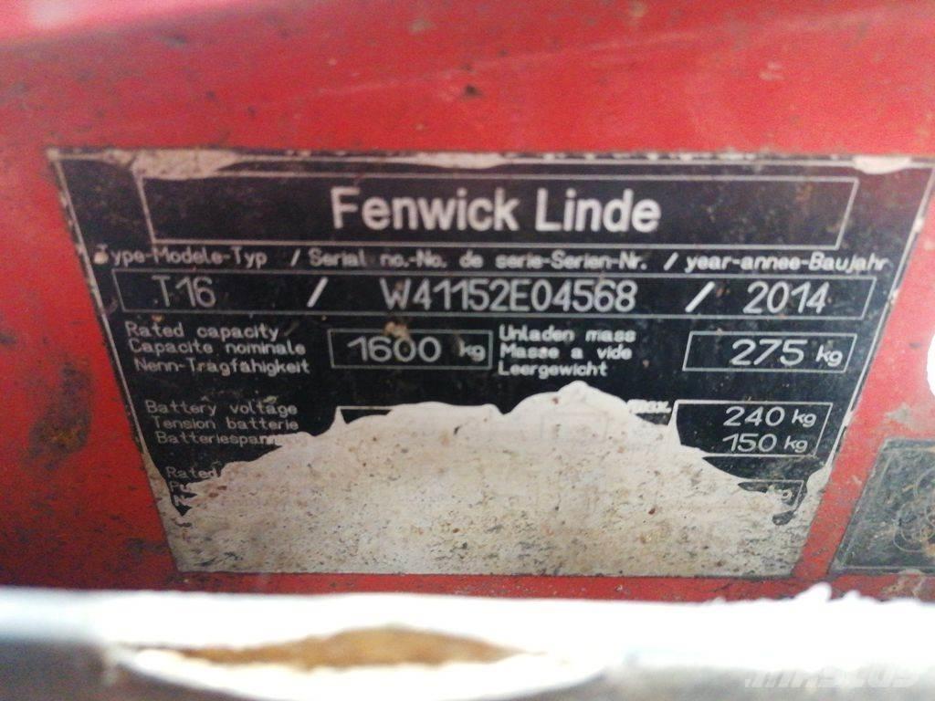 Linde T16 Transpalette accompagnant