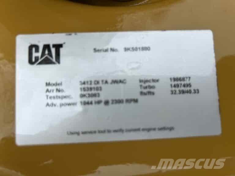 CAT 3412E Unités de moteurs marin