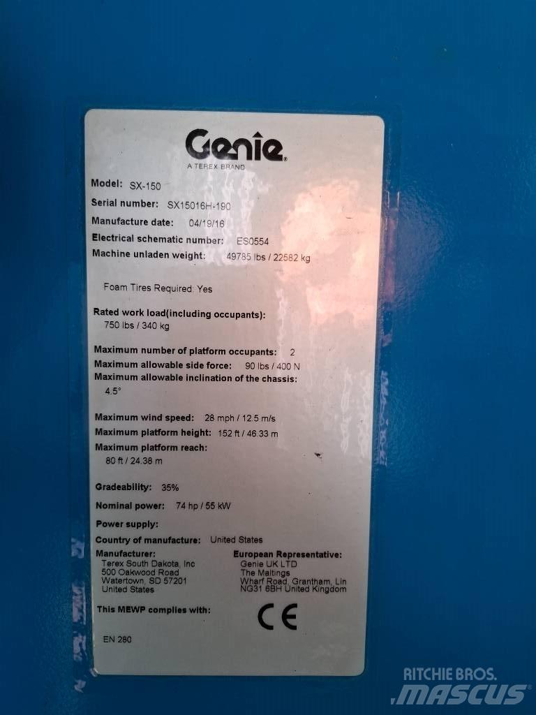 Genie SX 150 Nacelles télescopiques