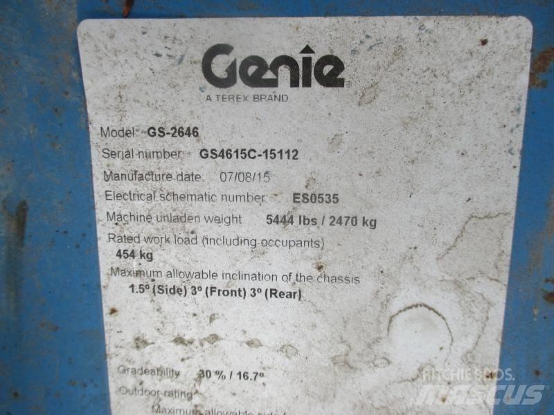 Genie GS 2646 Nacelle ciseaux