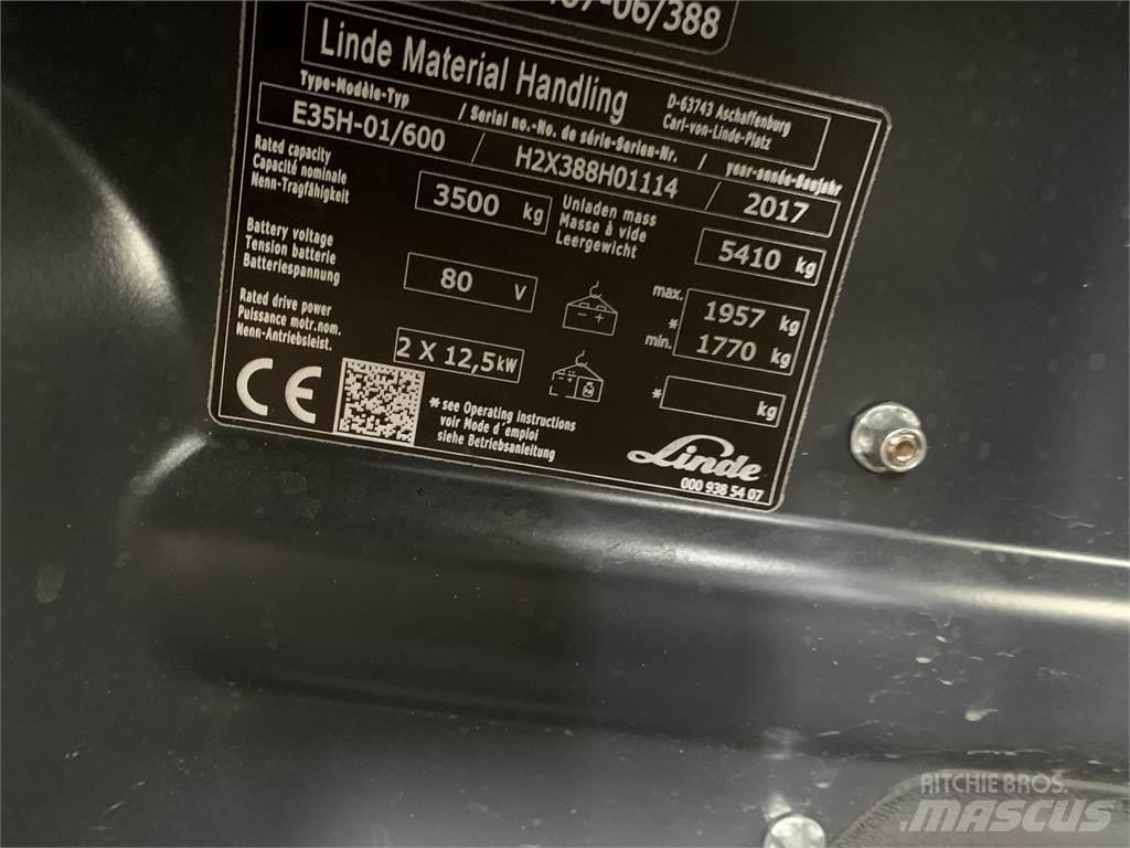 Linde E35/600H Chariots élévateurs électriques