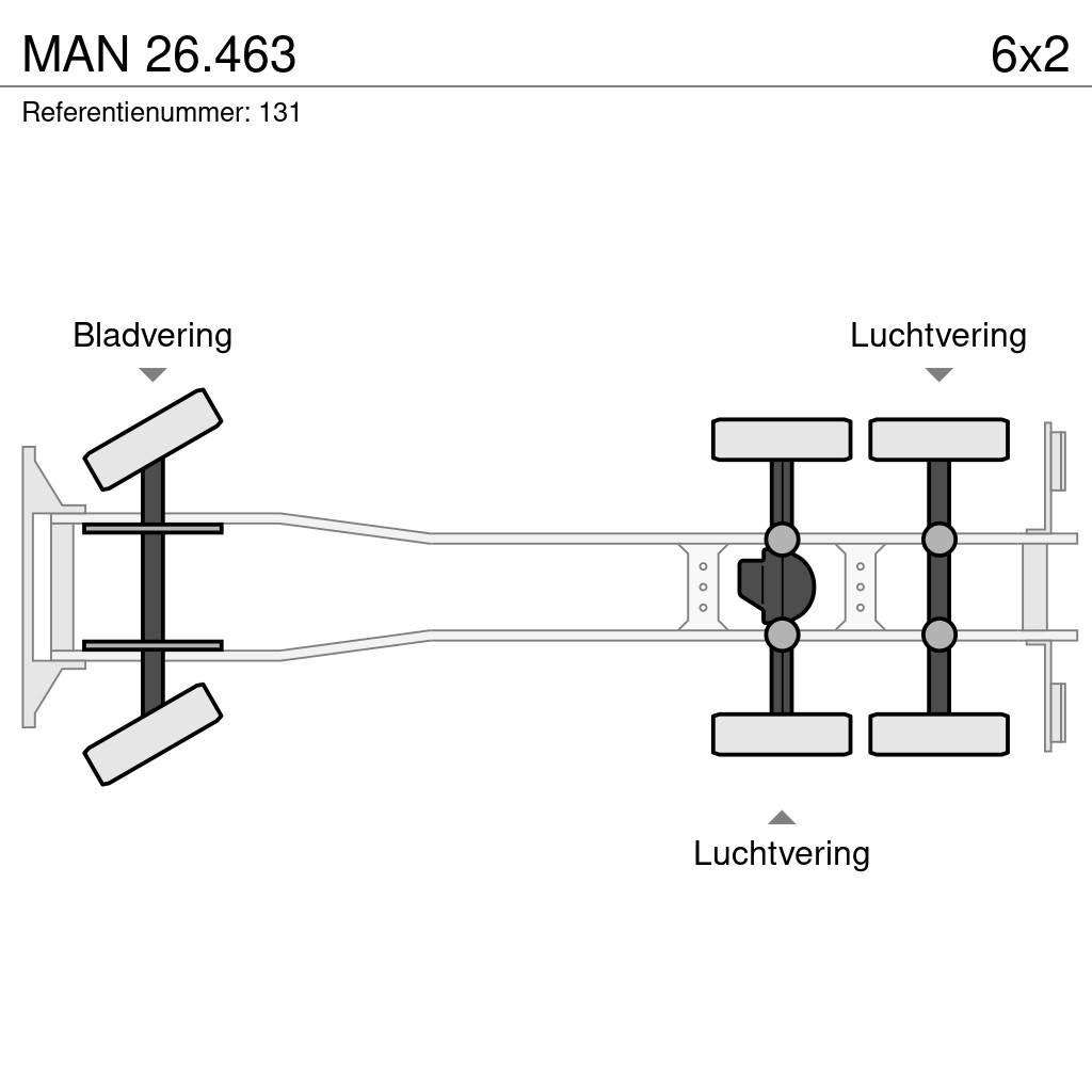 MAN 26.463 Camion plateau