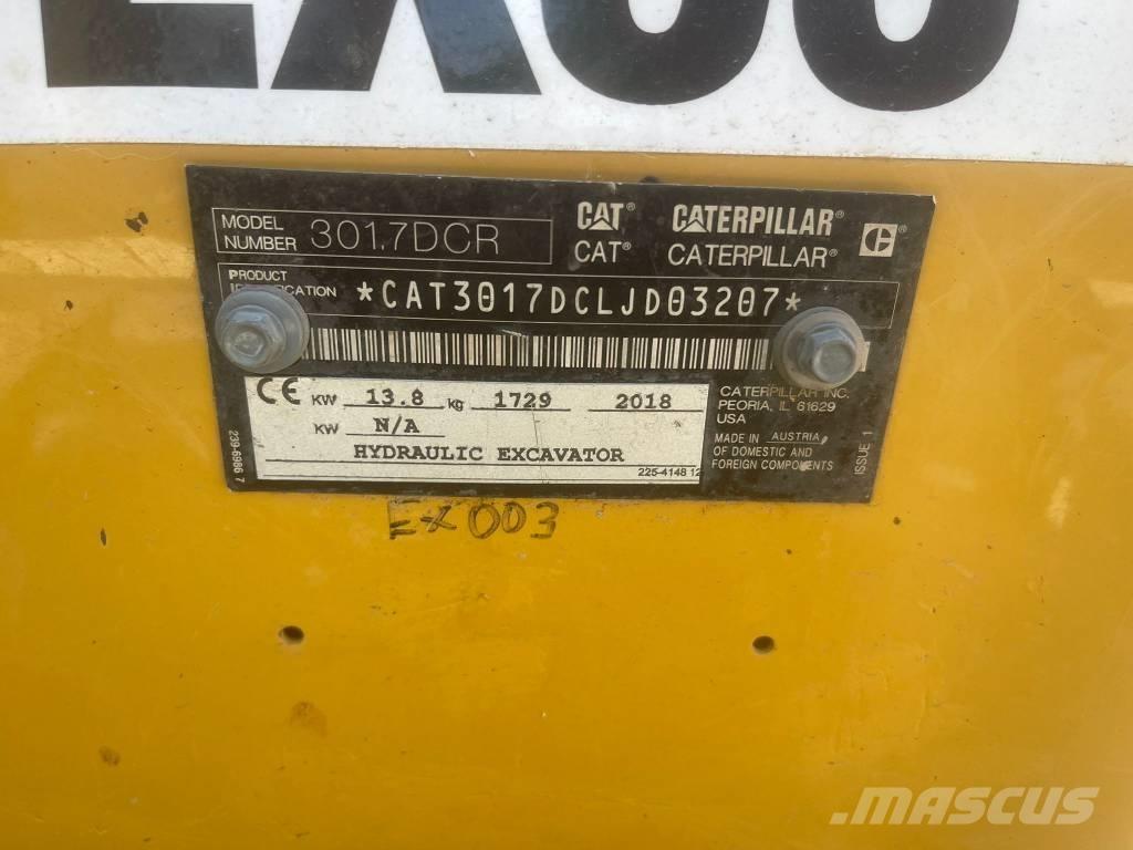 CAT 301.7 CR Mini pelle < 7t