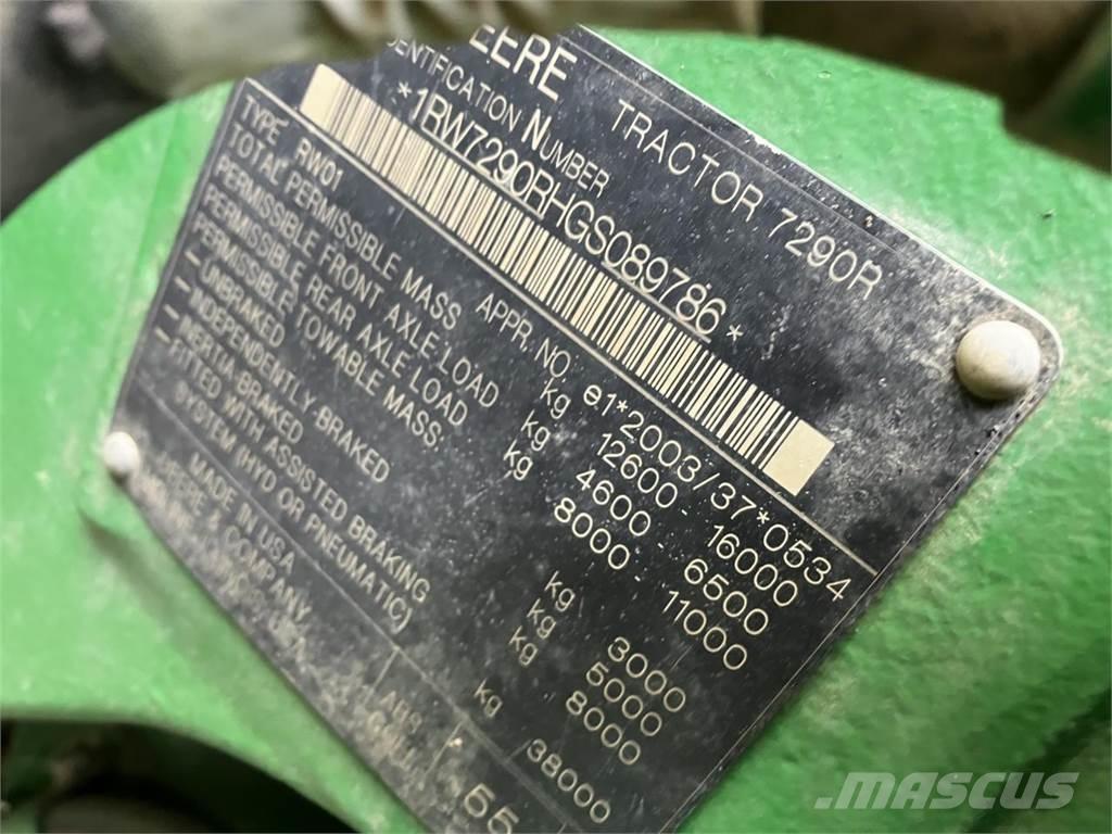 John Deere 7290R Tracteur