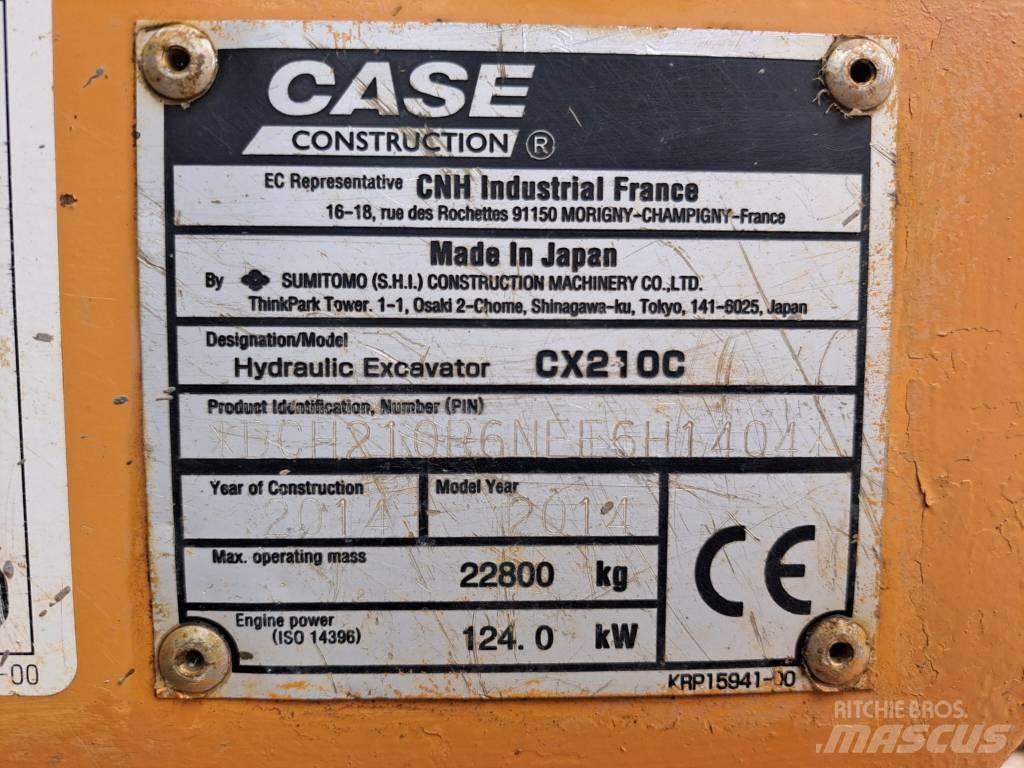 CASE CX 210 C Pelle sur chenilles