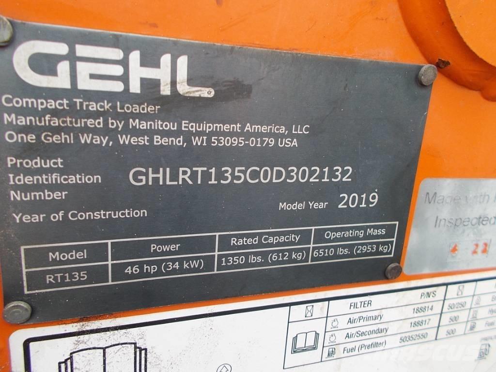 Gehl RT135 Chargeuse compacte