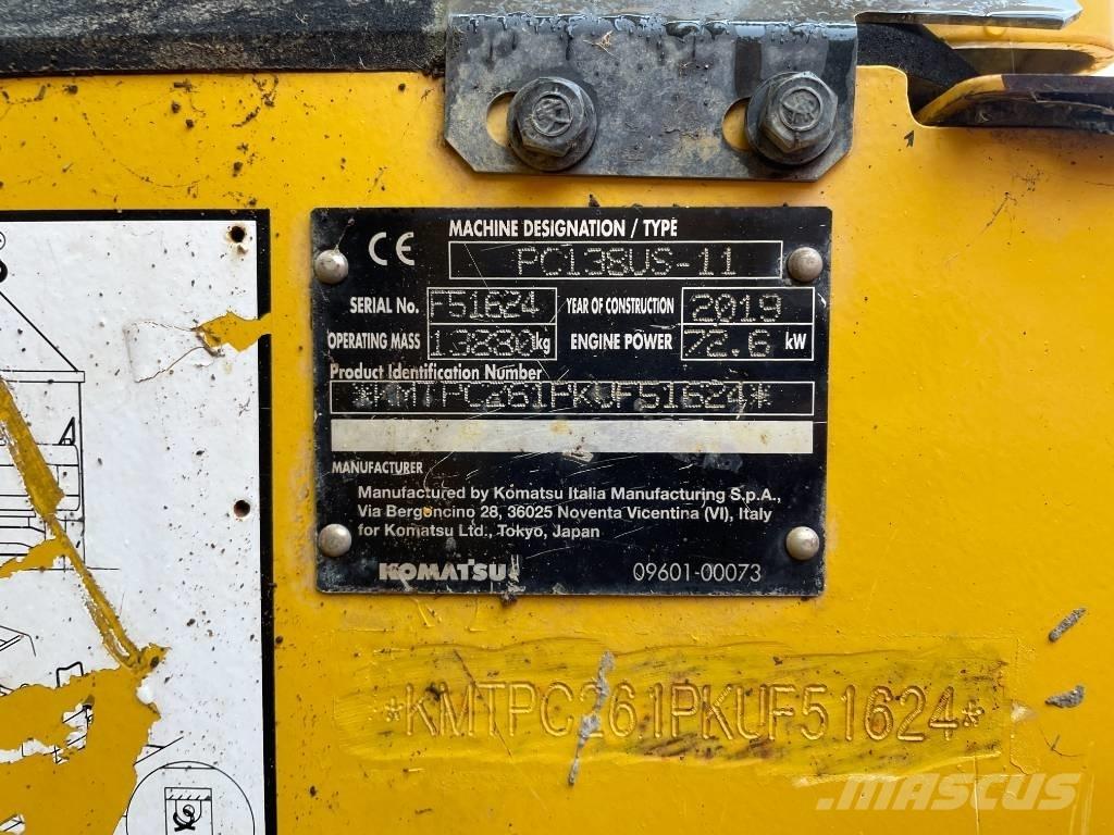 Komatsu PC 138 US-11 Pelle sur chenilles