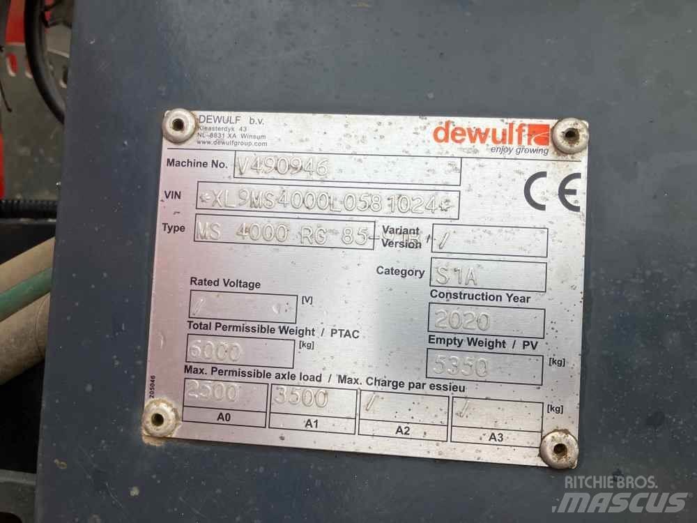 Dewulf MS4000 Planteurs de pommes de terre