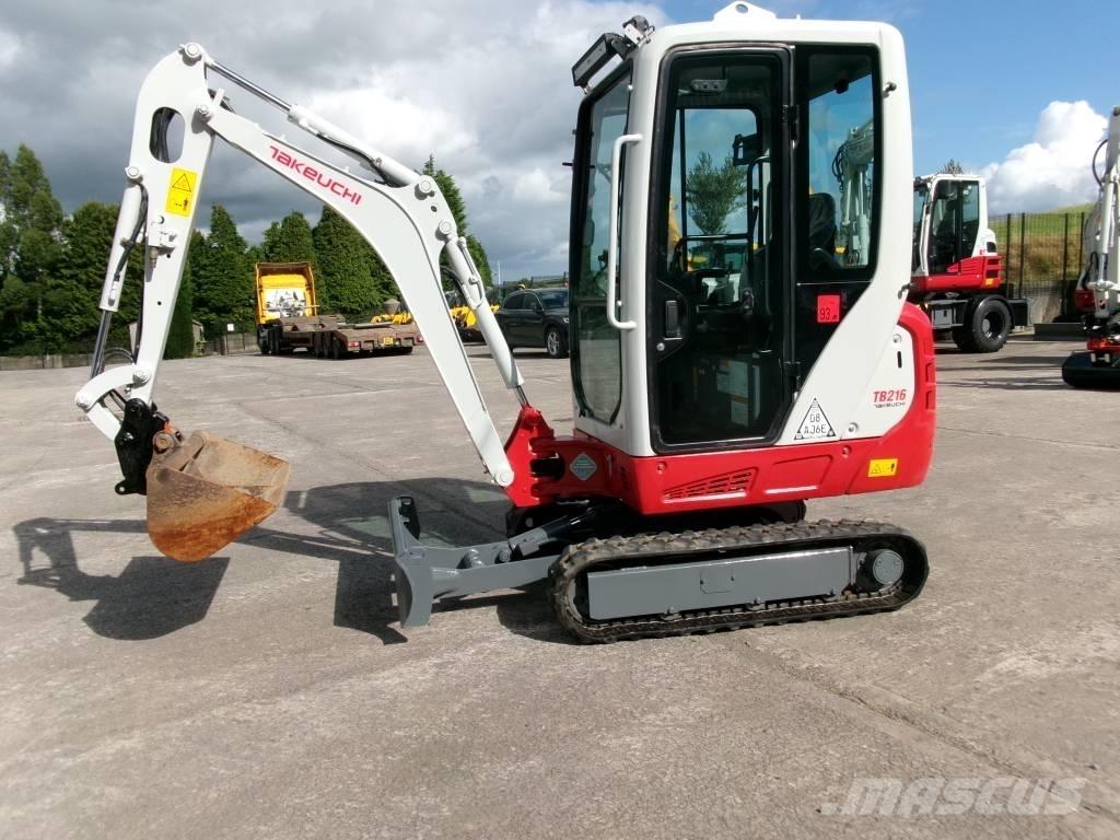 Takeuchi TB 216 Mini pelle < 7t
