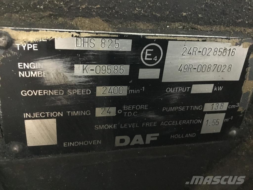 DAF DHS 825 USED Moteur