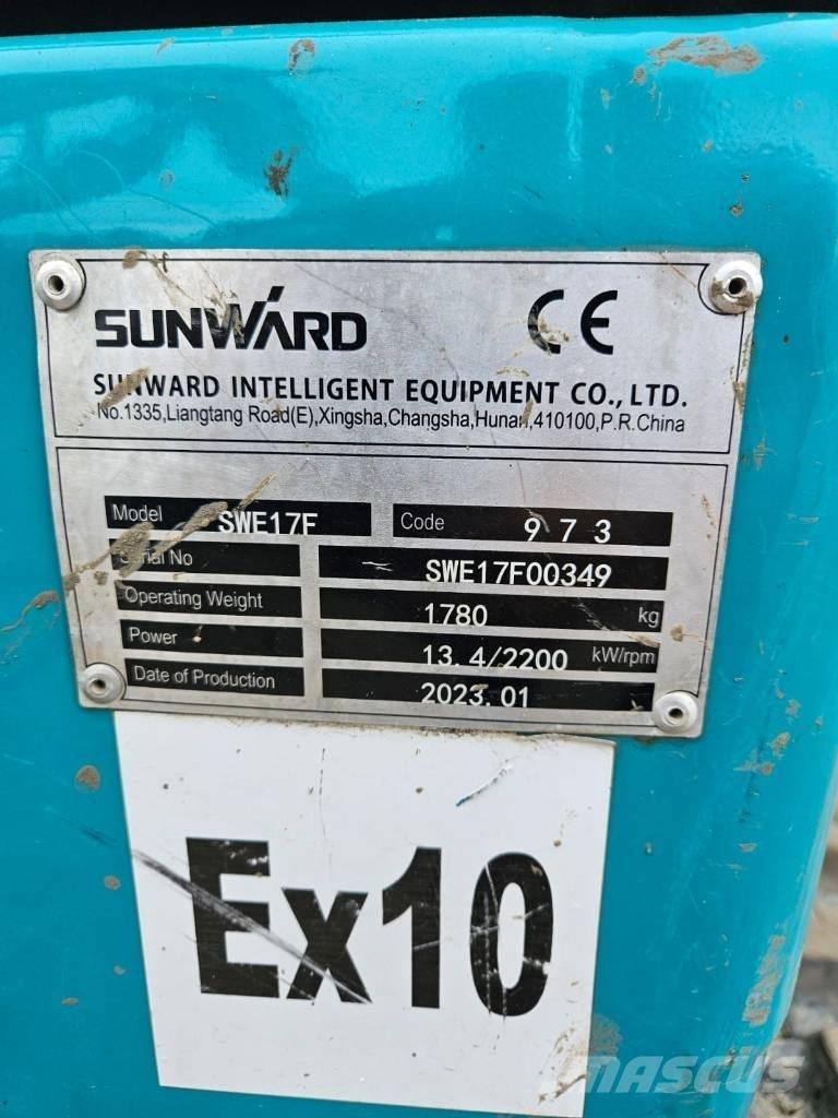 Sunward SWE 17 F Mini pelle < 7t
