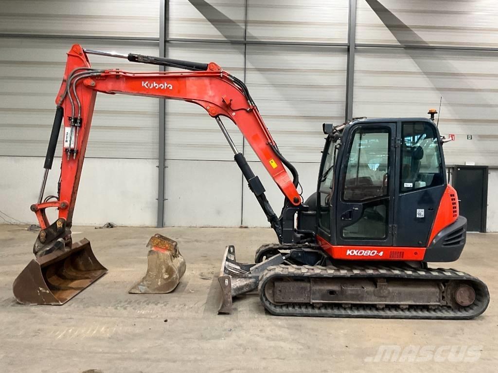 Kubota KX 080-4 Mini pelle 7t-12t
