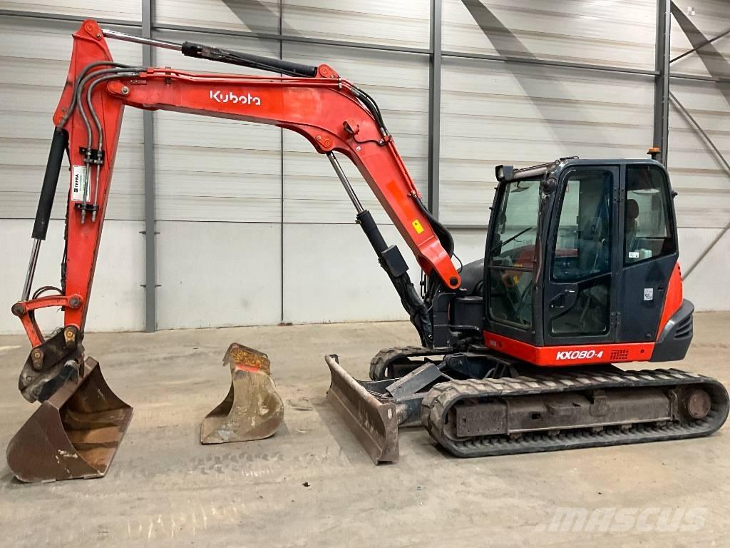 Kubota KX 080-4 Mini pelle 7t-12t