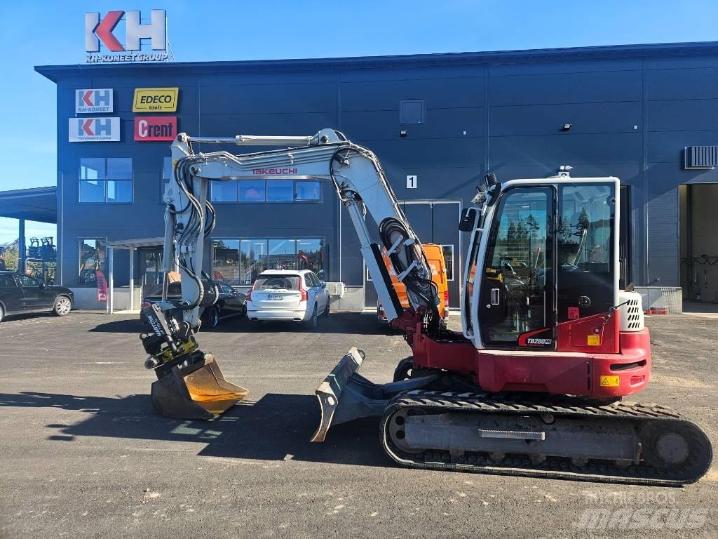 Takeuchi TB 280 FR Mini pelle 7t-12t