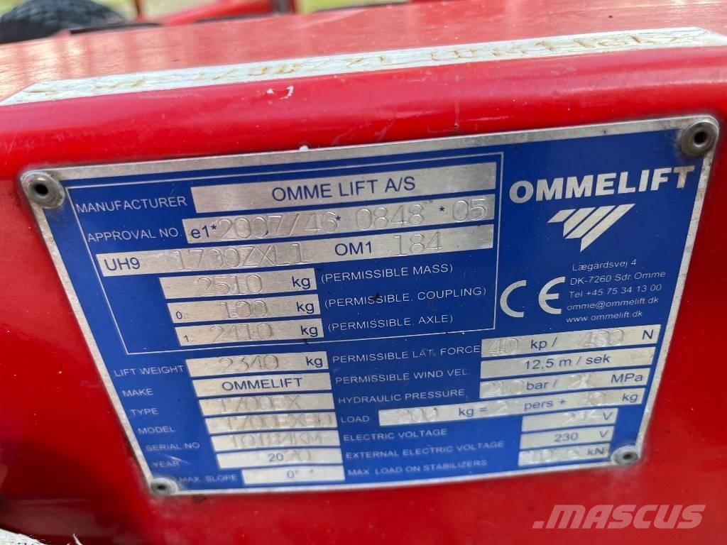 Omme 1700 EBXD Remorque nacelle