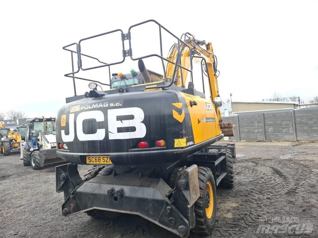 JCB JS 160 W Pelle sur pneus