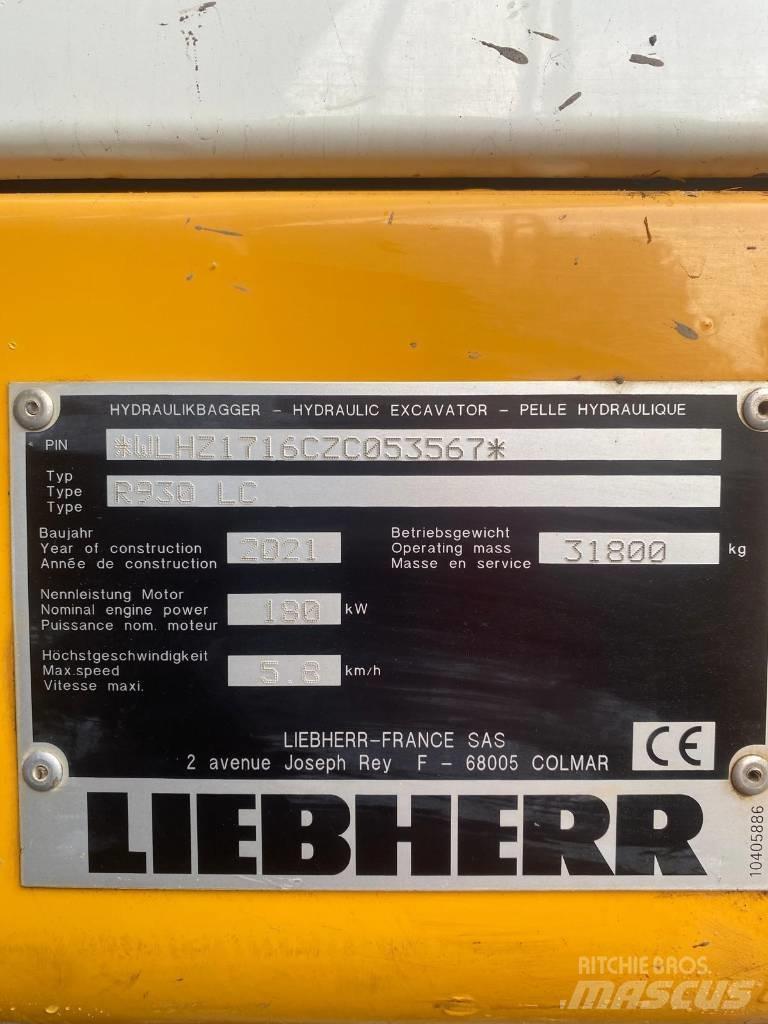 Liebherr R 930 LC Pelle sur chenilles