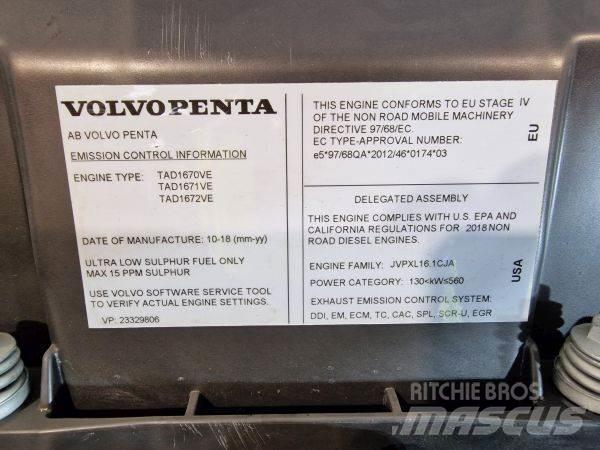 Volvo TAD1672VE Moteur