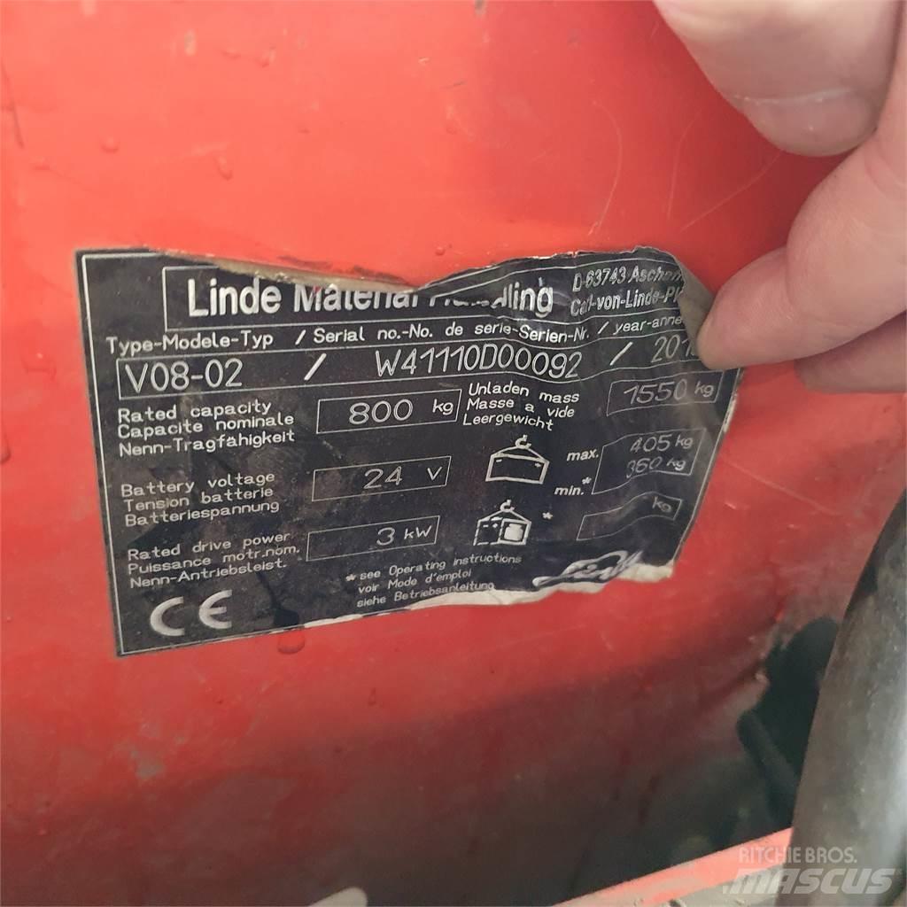 Linde V08-02 Préparateur de commande moyenne levée