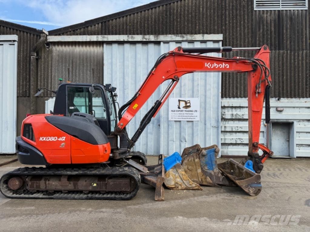 Kubota KX 080 Mini pelle 7t-12t