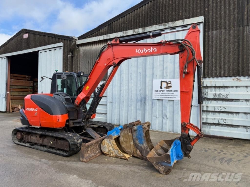 Kubota KX 080 Mini pelle 7t-12t