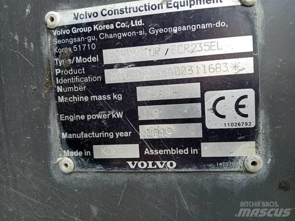 Volvo ECR235EL Pelle sur chenilles