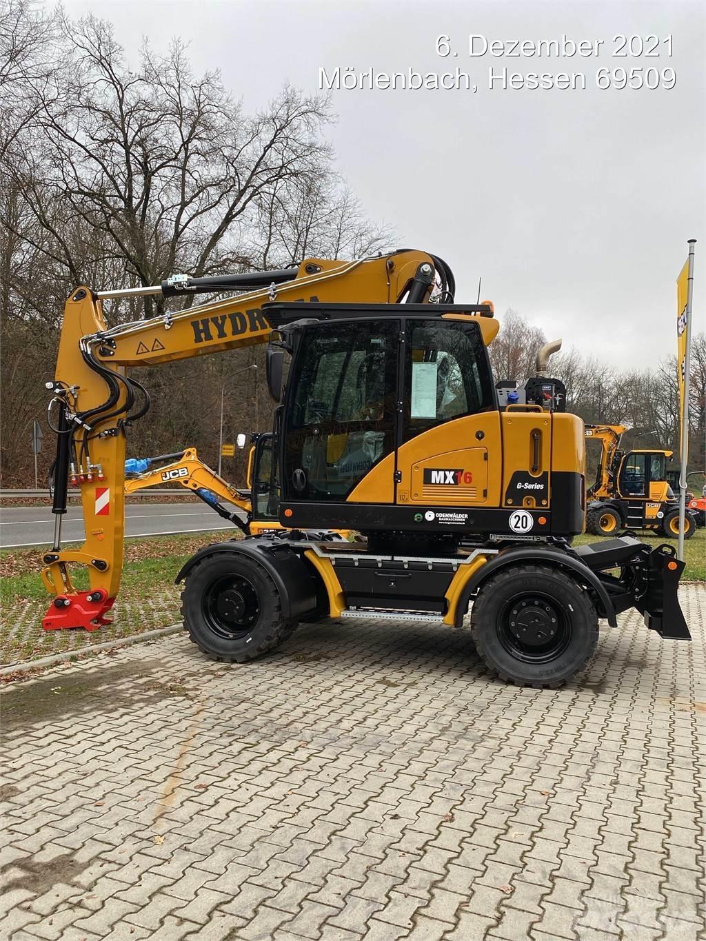 Hydrema MX16G Pelle sur pneus