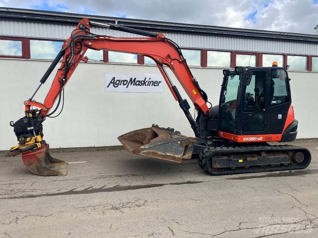 Kubota KX 080-4 Mini pelle 7t-12t