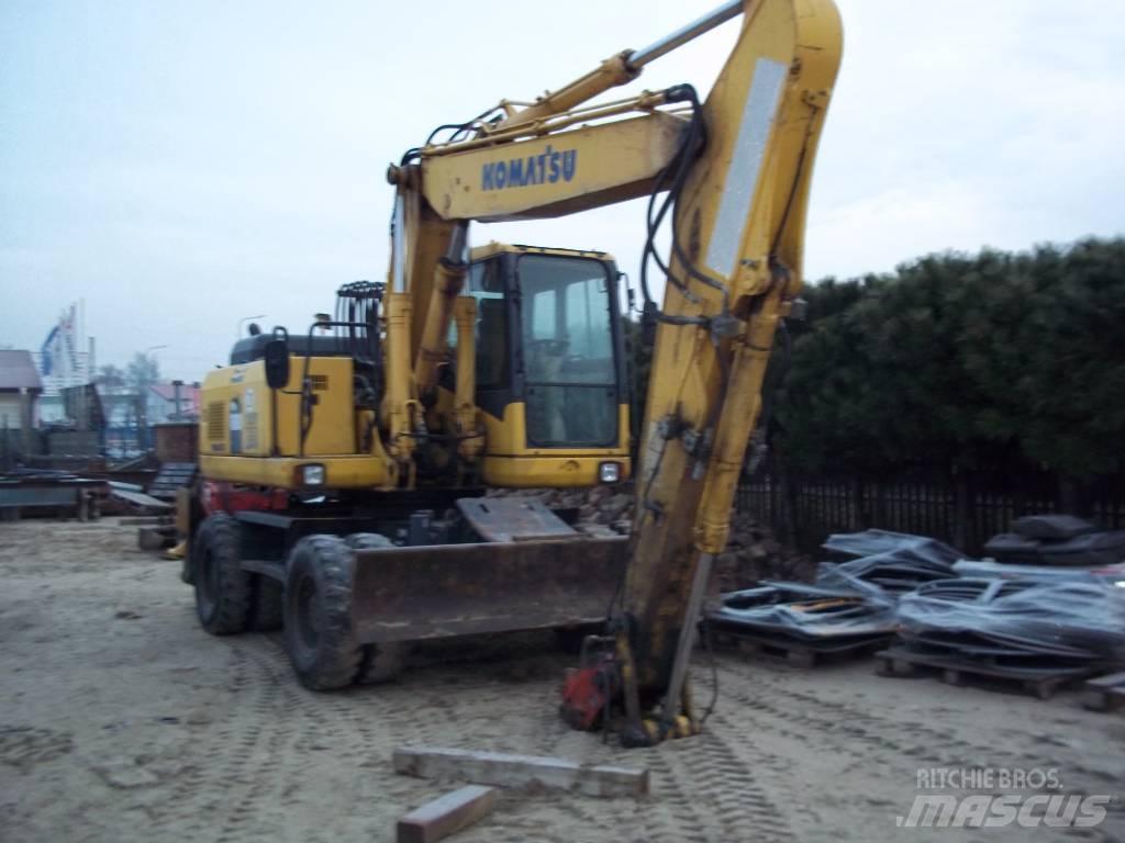 Komatsu PW 180-7 Pelle sur pneus