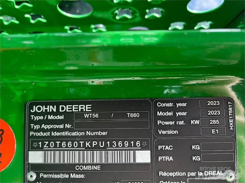 John Deere T660 Moissonneuse batteuse