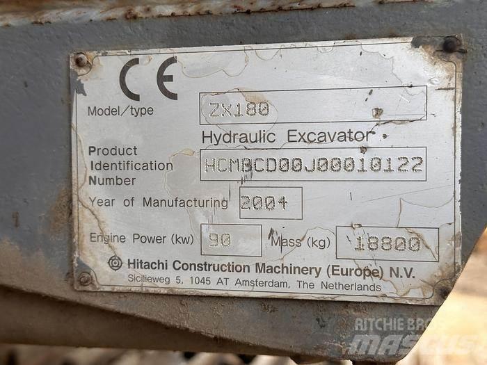 Hitachi ZX180 Pelle spéciale