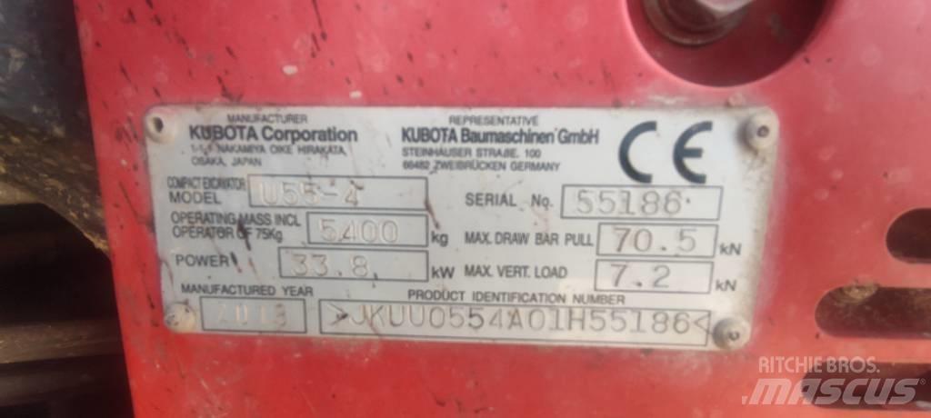 Kubota U 55-4 Mini pelle < 7t