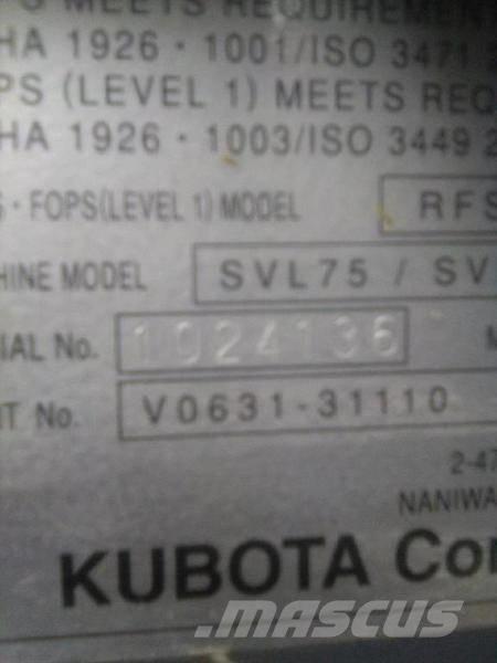 Kubota SVL 75-2 Chargeuse compacte