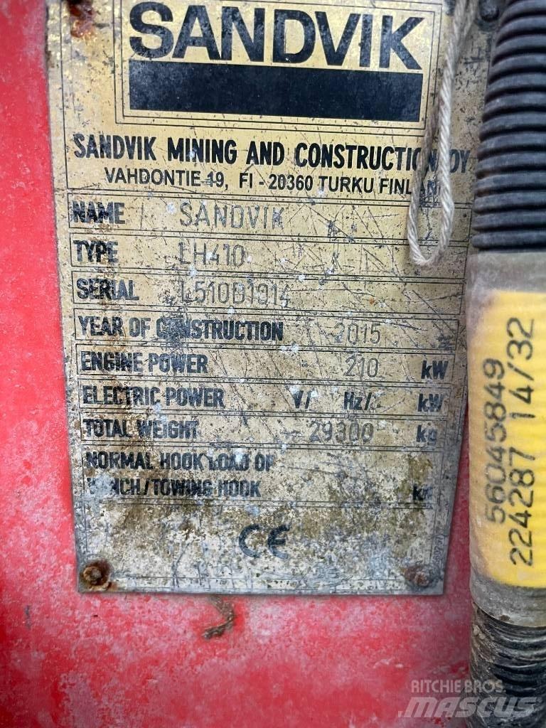 Sandvik LH 410 Chargeuses pour exploitations minières souterraines