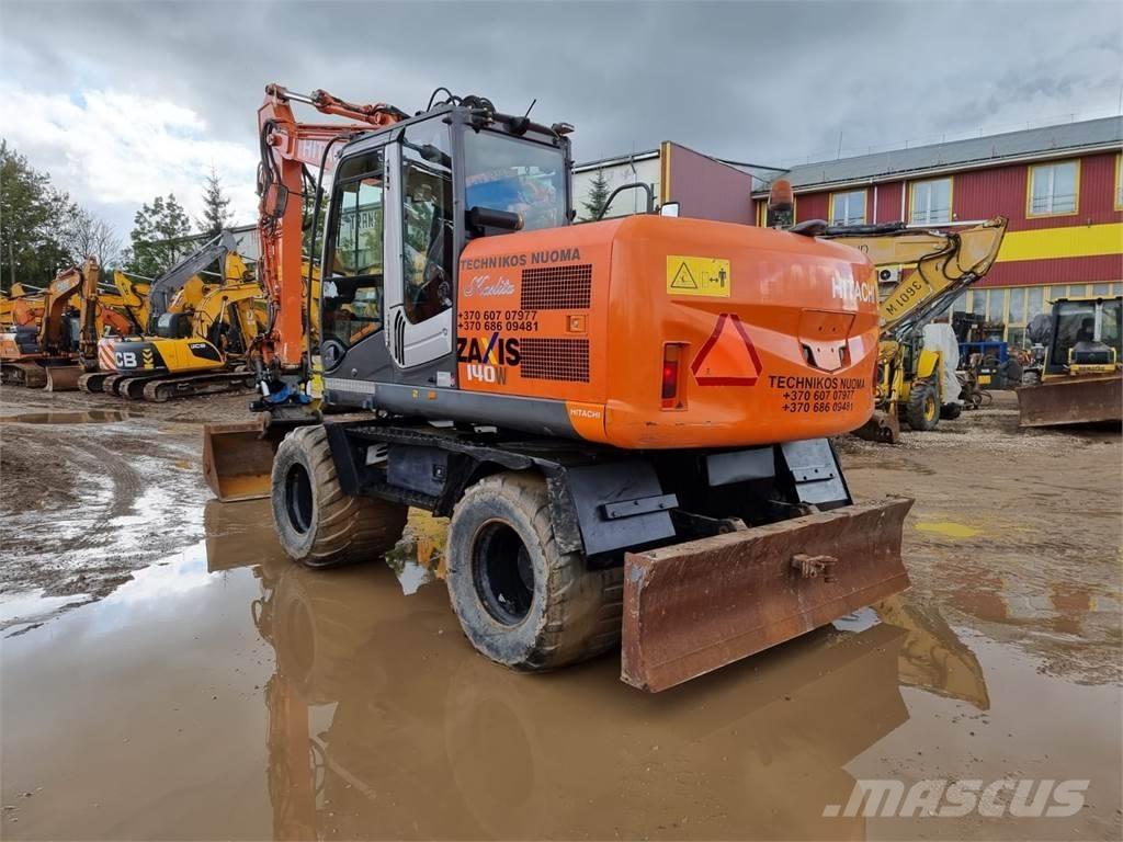 Hitachi ZX 140 W-3 Pelle sur pneus