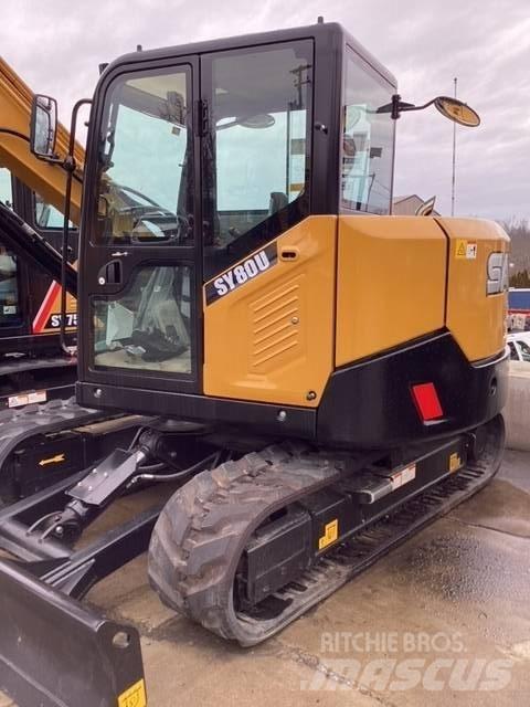 Sany SY 80 U Pelle sur chenilles