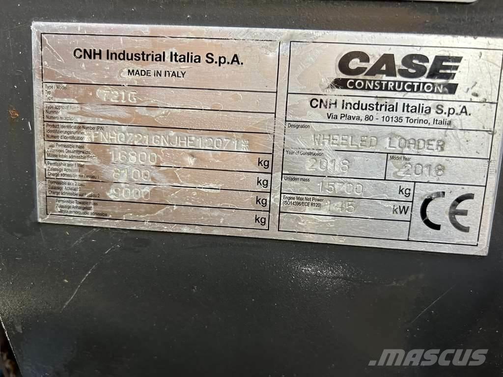 CASE 721G XR Chargeuse sur pneus