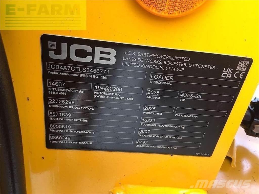 JCB 435s stufe v Mini pelle < 7t