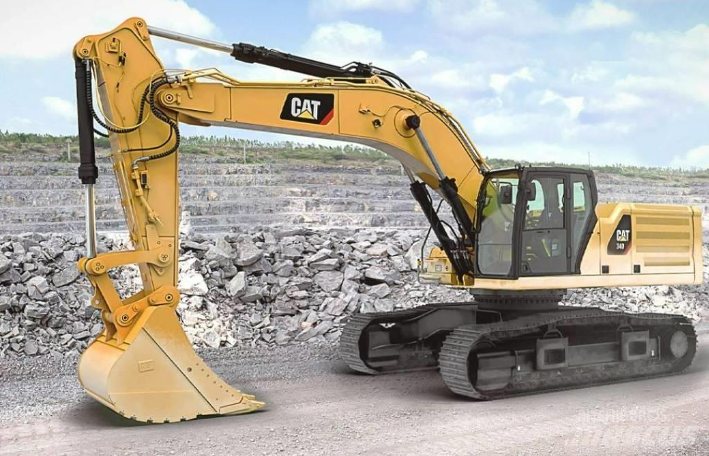 CAT 340 UTHYRES Pelle sur chenilles