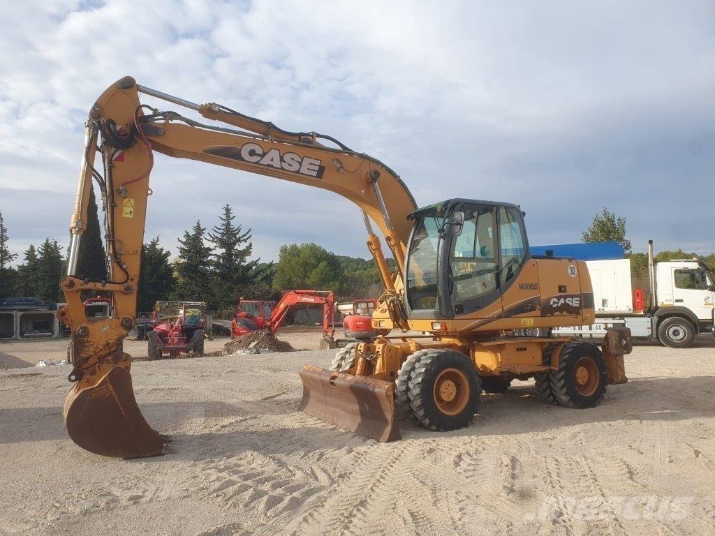 CASE WX 165 Pelle sur pneus
