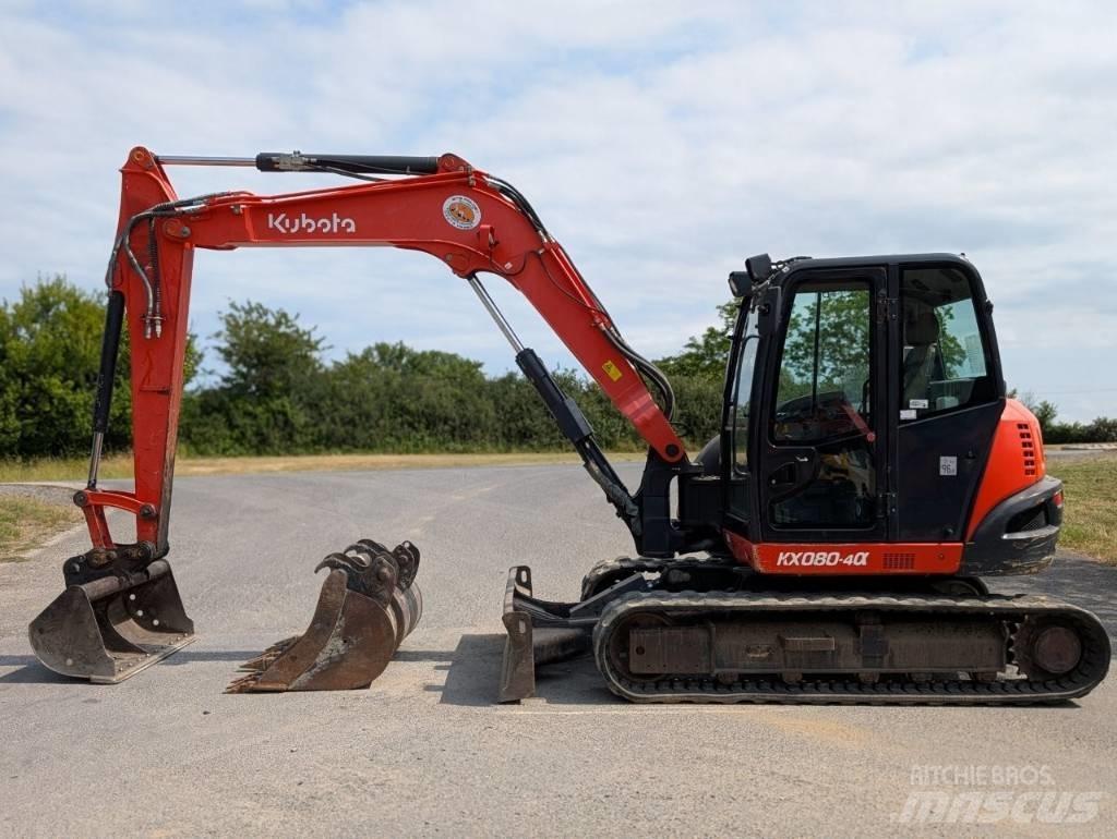 Kubota KX 080-4 Mini pelle 7t-12t