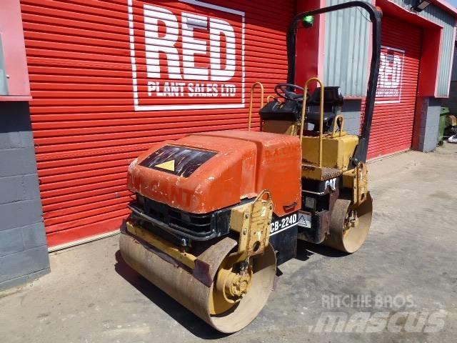 CAT CB 224 D Rouleaux tandem