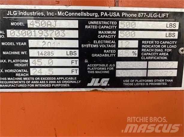 JLG 450 AJ Nacelles articulées