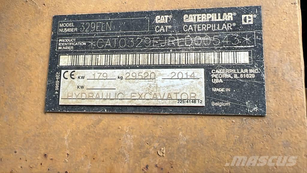 CAT 329 E LN Pelle sur chenilles