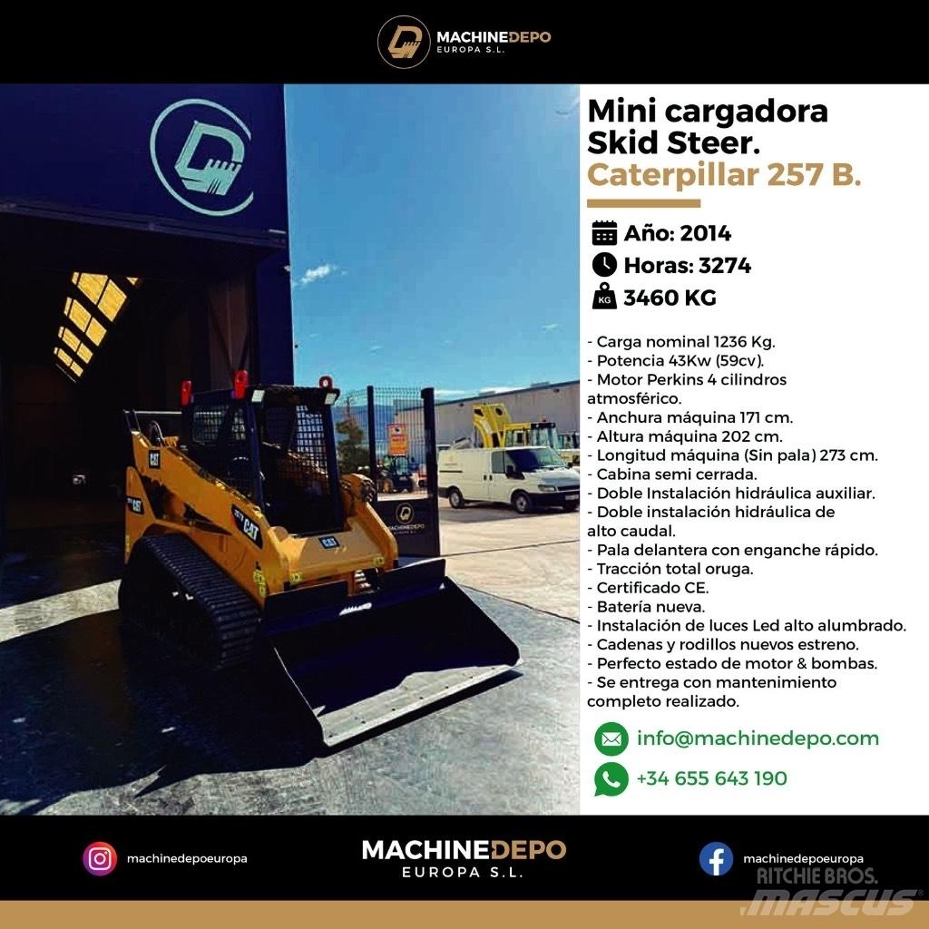 CAT 257 B Chargeuse sur chenilles