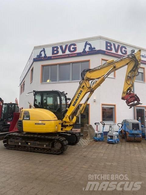 Komatsu PC80MR-3 Mini pelle 7t-12t